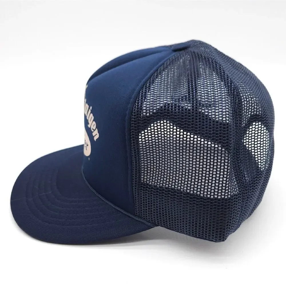 Vintage‎ Carrier Sigler Faigen Trucker Mesh Rope Snapback Hat Cap Blue Ama Pro